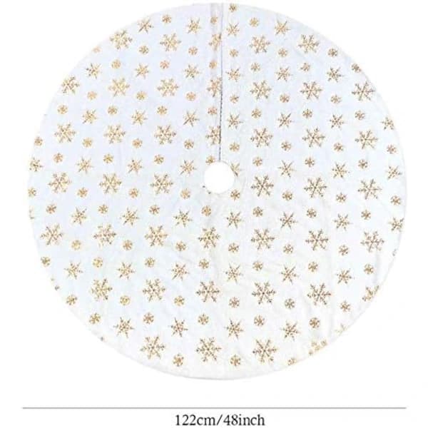 Julgransmatta Snöflinga Broderi Juldekoration