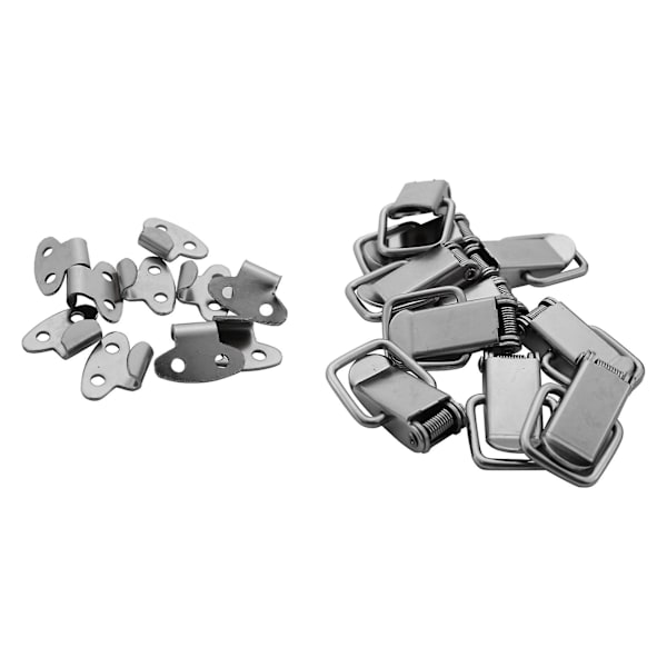 20 kpl Kaapin Jousitoiminen Rautainen Suora Silmukka Kiinnityssalpa 45 mm Pituus
