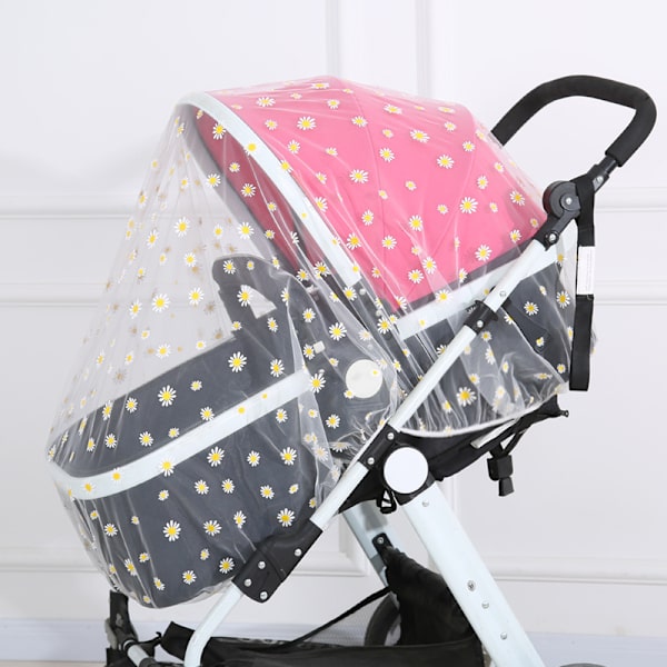 Pålitelig babyvogn myggnetting babyvogn full dekning myggnetting trykk barnevogn myggnetting for barnevogner