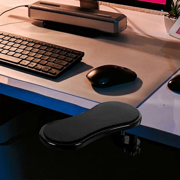 Computerbords armlæn bordforlænger ergonomisk skrivebords håndledsstøtte