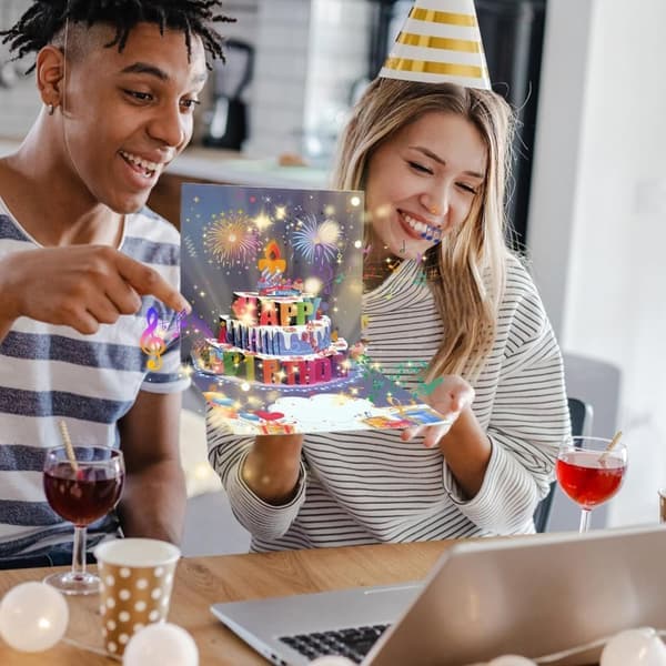 Musical Birthday Card 3D Greeting Card - Nice Gift