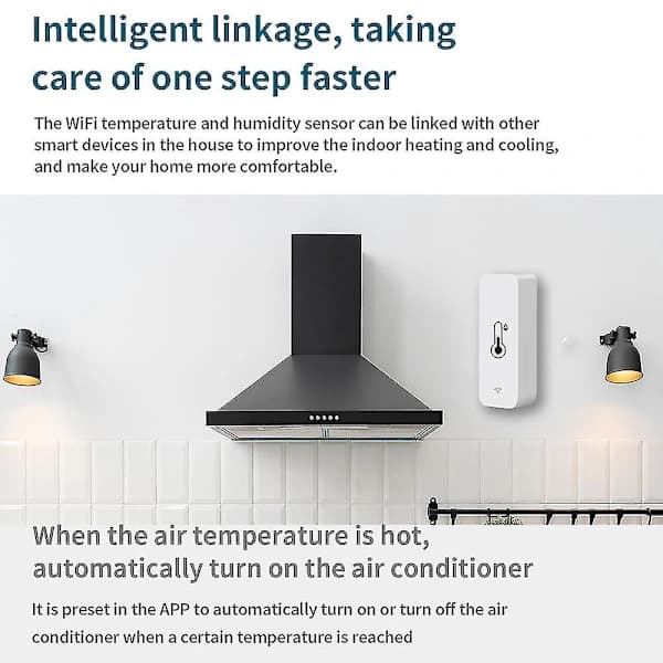 3x Tuya Wifi Temperatur- och Fuktighetssensor Inomhustermometer Hygrometer SND