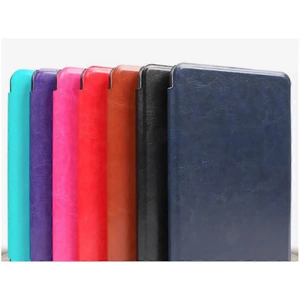HA-Slimshell-etui til 7 \" Kindle Paperwhite (12. generation) 2024 Premium PU-beskyttelse Rosarød