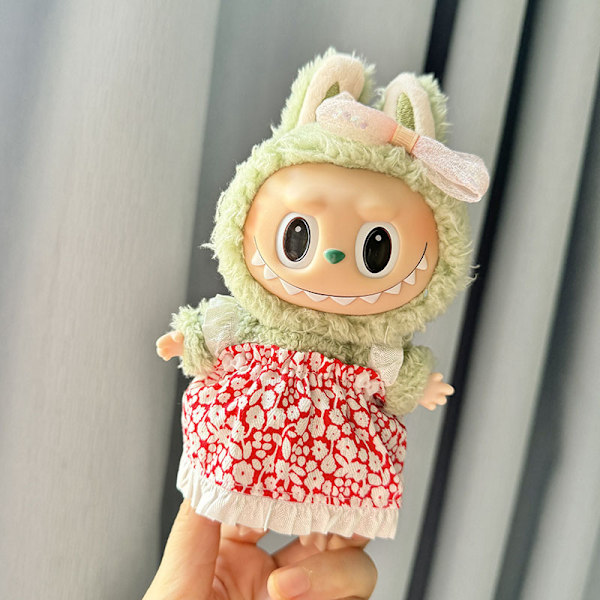 [HH] Kawaii Kläder Outfit Tillbehör för Kpop Labubu Idol Dockor Overall Set Kläder 46