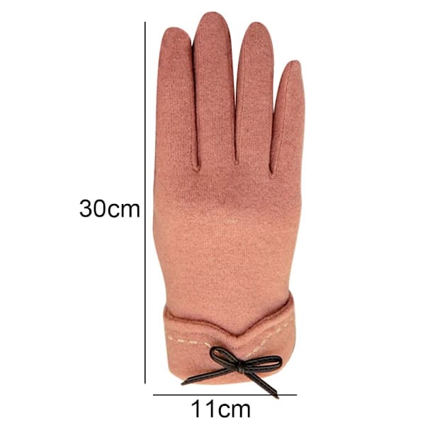 Vinterhandsker til kvinder Koldt vejr Touchscreen-handsker - Varme & Termiske Handsker Vindtætte pink