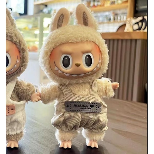 [HH] Kawaii Kläder Outfit Tillbehör för Kpop Labubu Idol Dockor Overall Set Kläder 84