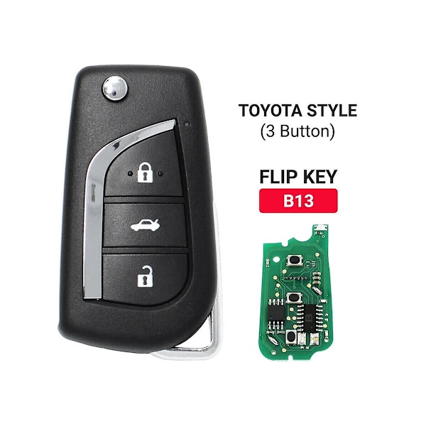 Keydiy B13 Fjärrkontroll Bilnyckel Universal 3 Knappar För Stil För Kd900/-x2 Mini/ Urg200 Program