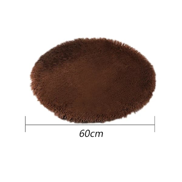 Hundeseng myk og varm matte hundepute vaskbar Dyp kaffe