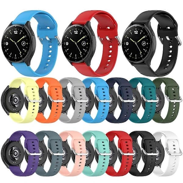Klocka Silikone Udskiftningsarmbånd Fleksibelt Armbånd til V9 PRO Midnight blue