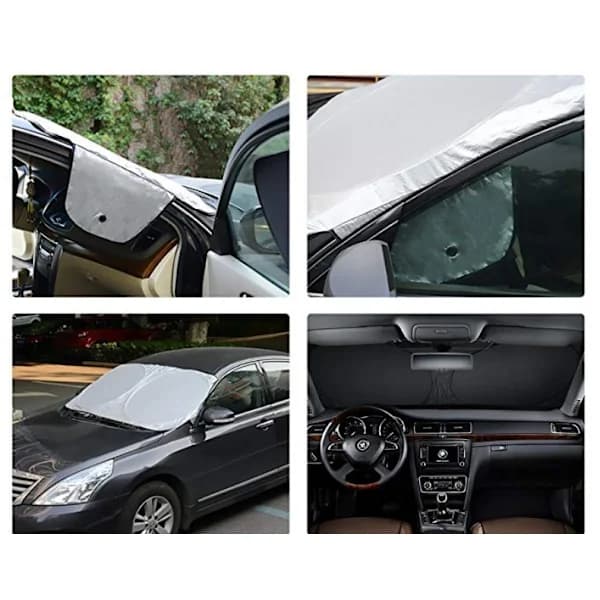 Sunshade, Window Sunshade Strong Protection Delicate Workmanship Sunshade Silver Coating Cloth Car Sunshade for Car