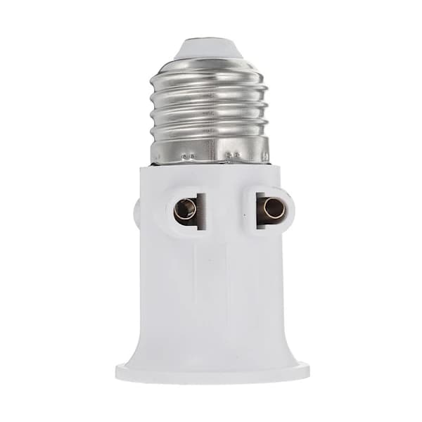 HA-2 st AC100-240V 4A E27 lampehode konverteringssokkel, lampeadapter