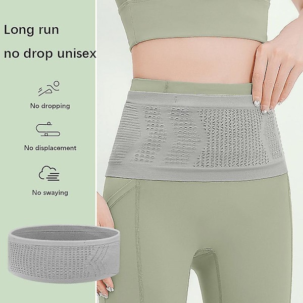 Saumaton näkymätön juoksuvyölaukku Unisex urheilufannyt pakki matkapuhelinlaukku kuntosali juoksu kuntoilu juoksu pyöräilylaukku