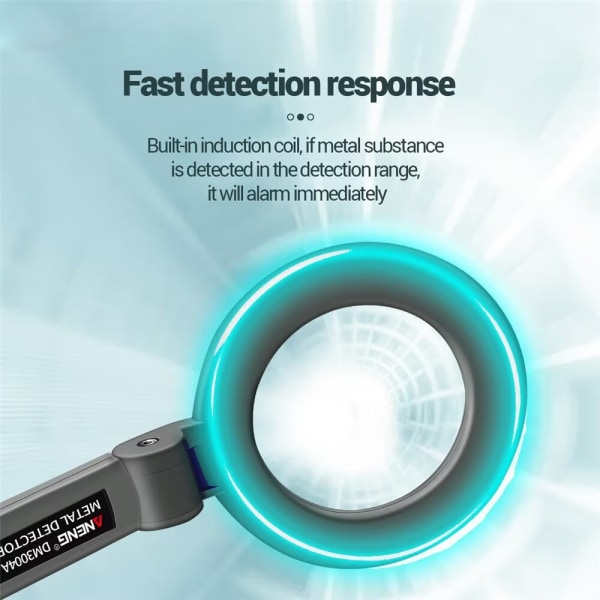 Säkerhetsskanner Bärbar Pocket Wand Metalldetektor med hög precision för säkerhetsskanning Pocket Security Scanner—BR-Vie
