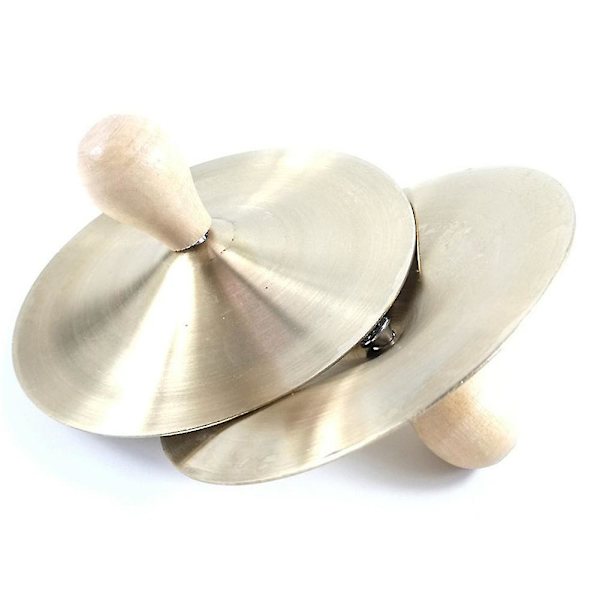 9cm håndpercussion kobbercymbaler børn musikinstrument undervisningslegetøj messing