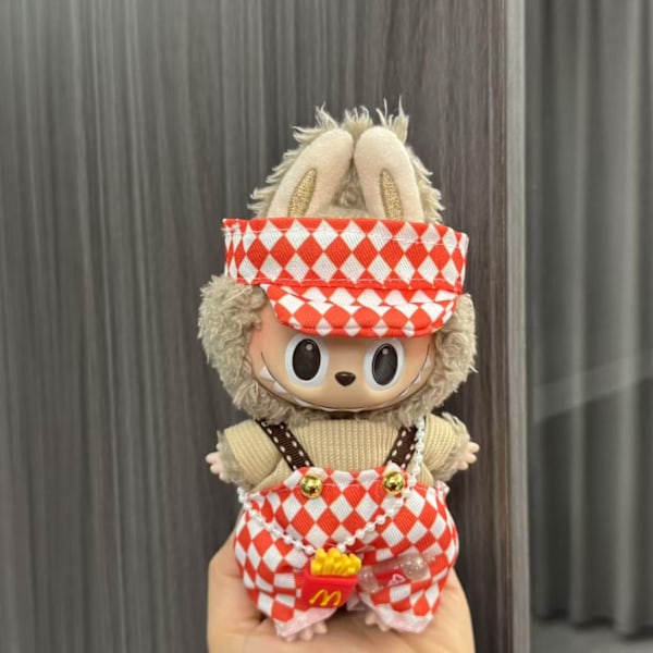 [HH] 17cm Labubu Kläder och Accessoarer Endast Designer, Dockor Ingår Ej, Labubus Original Klädset för La Bubu Docka for 17cm doll CN23