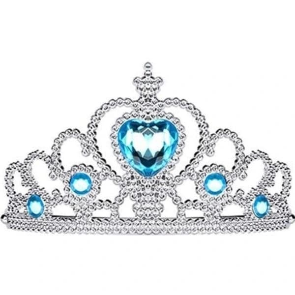 HA-Elsa Prinsessklänning + Tiara/Fläta/Handskar 110 cl