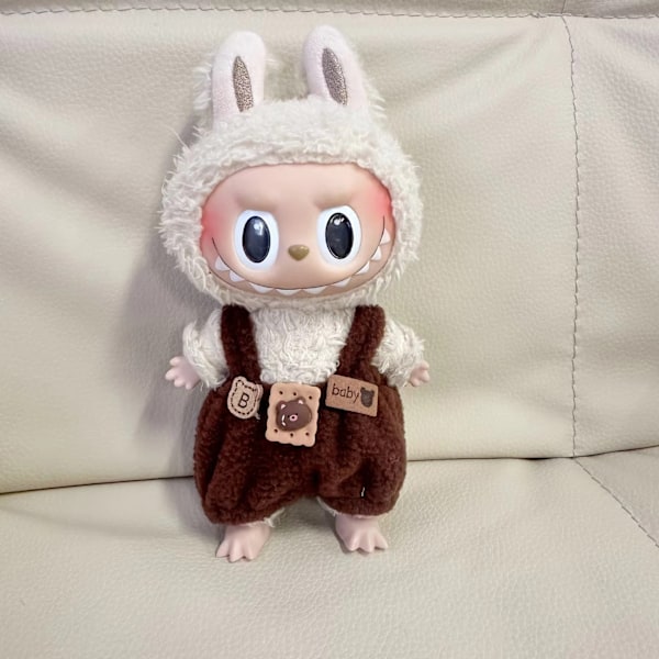 [HH] Labubu Kläder Märkesdesign Kläder Labubu Kläder Väska Skor Utsmyckning Dekorationer Förklädnad Coffee biscuit bib