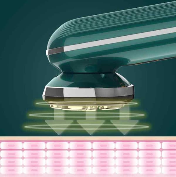 Ansigtsforyngelsesapparat, EMS Mikrostrøm, RF, Fire-farvet LED Lysterapi og Vibrationsmassage til Hjemmebrug