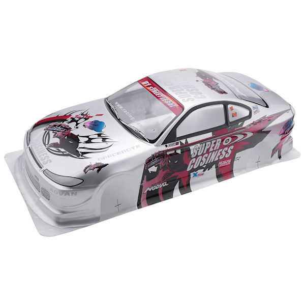1/10 RC Bil Karosseri Modifikasjon 190mm On Road Drift For S15