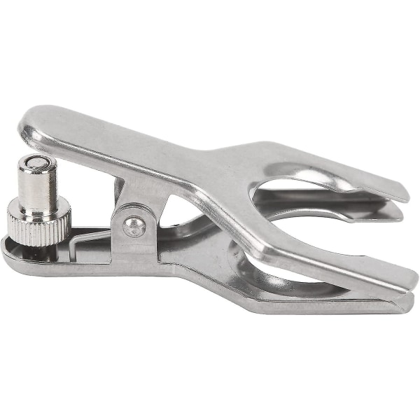 Ball Clamp Strong Clamping Force Stainless Steel Ball Joint Holder Clamp Ball Clamp Laboratory Tool (35#) 1-piece Set