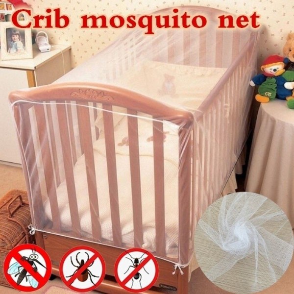 Baby Spjälsäng Flugor Net för spädbarnssäng Myggnätsnsect
