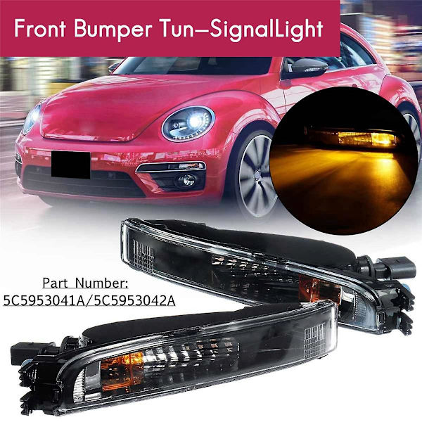 Blinkers fram vänster LED sidoljus för 12-19 stötfångare blinkers 5c5953041a