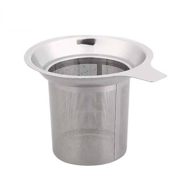 Teinfuser Premium Mesh Teisil med Håndtak Løst Te Blad Filter Sil Te Tilbehør