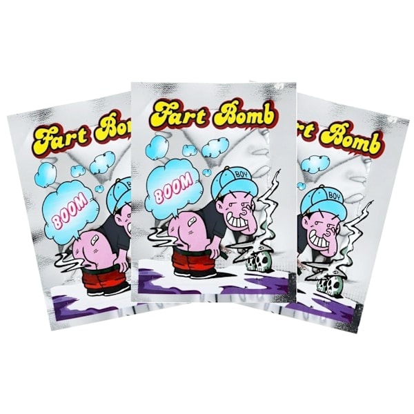 /HA/100-Pack Stinkbomb / Fart Bomb / PruttBomb flerfärgad