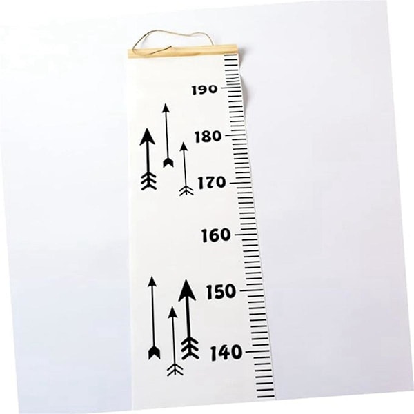 Baby Vekstdiagram Lerret, Vegg Hengende Målebånd For Barnerom Innredning, Barnerom Flyttbar Høyde