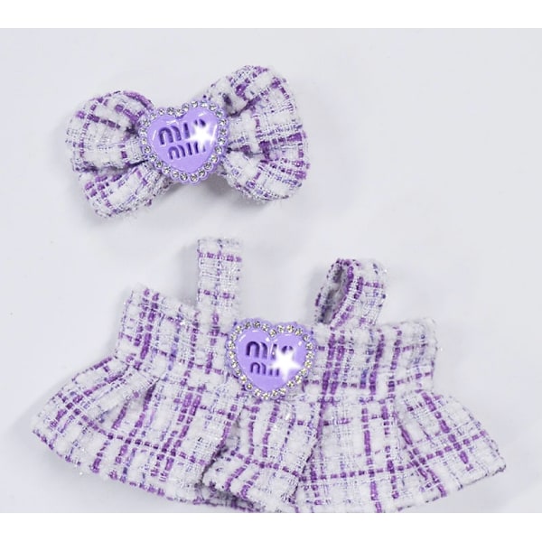 [HH]Labubu Klänning med rosett och trendig jumpsuit Kläder Labubu Märkes Set Mode CC 2