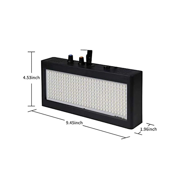 Scene Strobelys, 270 LED Super Sterkt Blinkende Scenebelysning Hvitt Lys For Bryllup, Jul, Bursdag