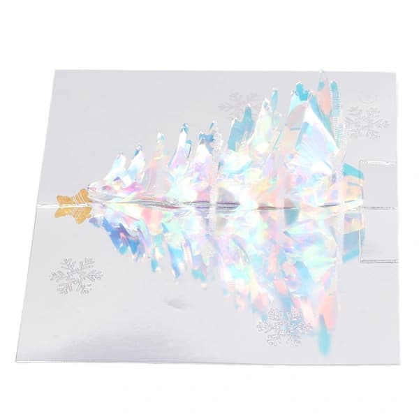 3D Julkort 3D Pop Up Glitter Julgran Grattiskort Välsignelsegåvor med Sång Kuvert 0.1 0.1
