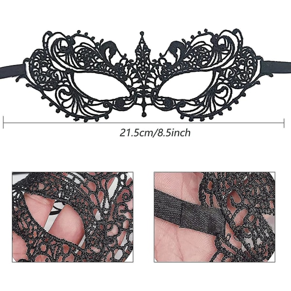 2 stk. Sexede Dame Prom Blonde Maske Halloween Maskerade Fest Halv Cosplay Maske