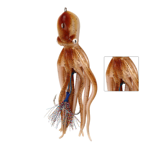 SDIGV Octopus Simulation Fiske Rigger Skjørt Trolling Fiske Lure Bait Jigs med Fangstblekk for Ferskvann Sjøvann