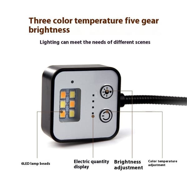 Reading Light / LED Book Light – 3 Light Modes, Dimmer And Memory Function – Rechargeable With Clip White