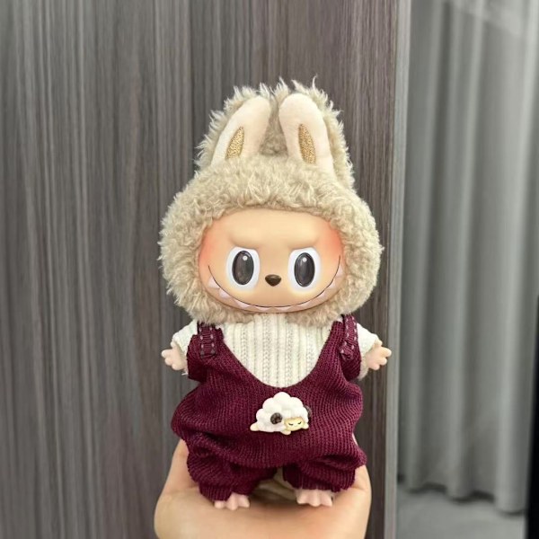[HH] 17cm Labubu Kläder och Accessoarer Endast Designer, Dockor Ingår Ej, Labubus Original Klädset för La Bubu Docka for 17cm doll CN56