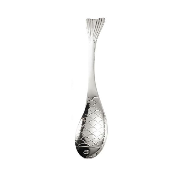 Xiaobinghu Stainless Steel Creative Fish Spoons Soup Spoons,Featured Spoons,Table Spoons,Thick Heavy-Weight Sauce Soup Spoons,Spoon for Rice,Tea,Milk,