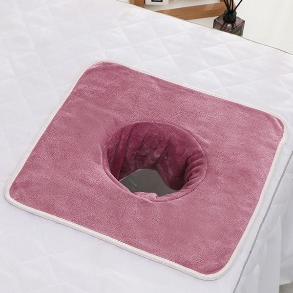 /HH/35*35cm Kauneussalonki SPA Hierontapöytä Lauta Kasvopyyhe reiällä Violetti one size