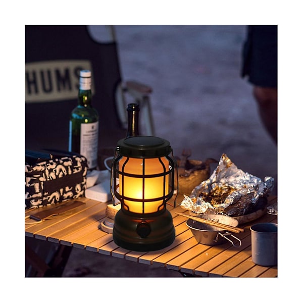 Hestelampe Led Solcelle Campinglampe Usb Oppladbar Utendørs Campinglampe Husholdning Nødbærbar