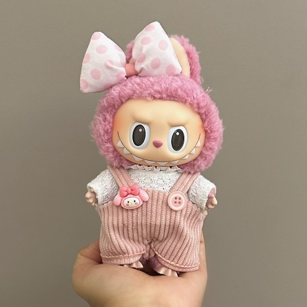 [HH] Labubu Tøjsæt med forskellige muligheder, der passer til V1V2V3 serien, sød plys ToUnique 34 (excluding dolls)