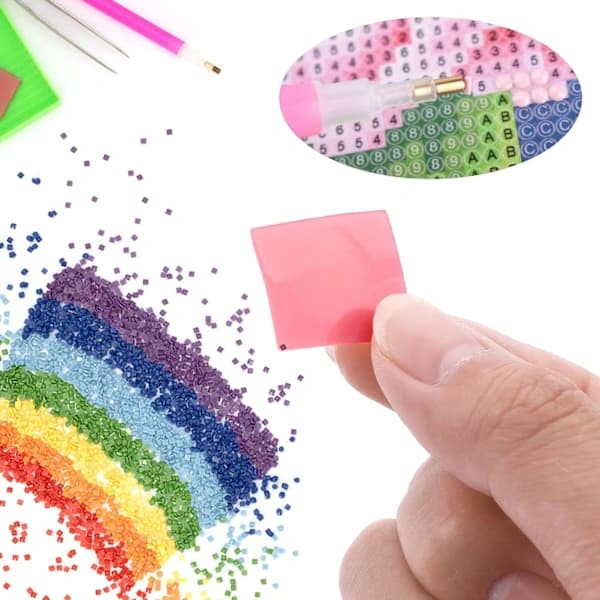 Diamantmaleri limleire, 32 stk DIY Diamantmaleri Voks