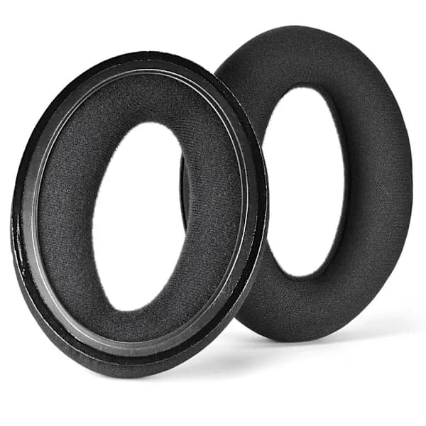 Øreputer hodetelefonputer puter for Sennheiser PC37X PC38X gaming svart stoff svart stoff