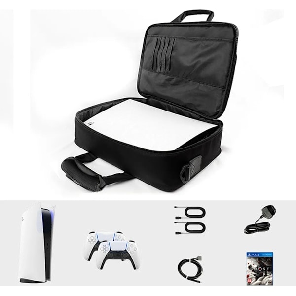 /HH/PS5-kantolaukku säilytyslaukku, suojaava matkalaukku PS5- ja Playstation-ohjaimille