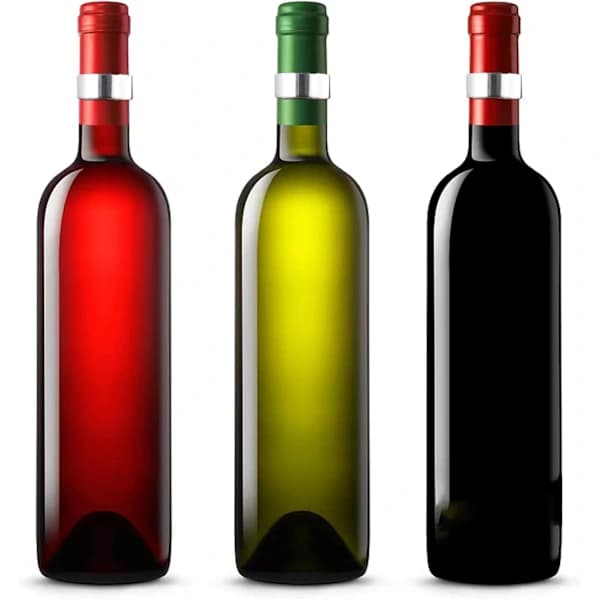 Wine Collar Set of 4 Acrylic, Elegant Kitchen Utensils