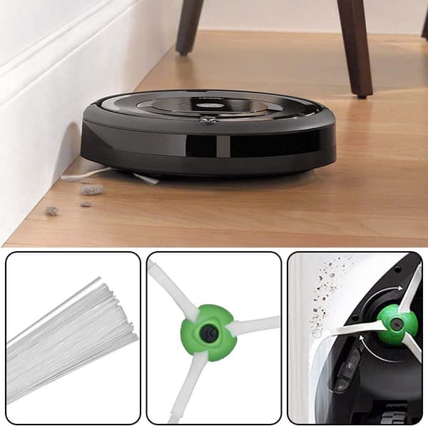 10-delt Roomba reservedelssæt, 2 rullebørster, 4 filtre og 4 sidebørster, til iRobot Roomba j7+/j7, i3-i8, E5/E6/E7