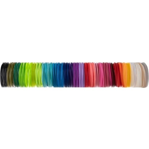 30-pak - PLA-filament til 3D-pen - 1,75 mm x 10 m