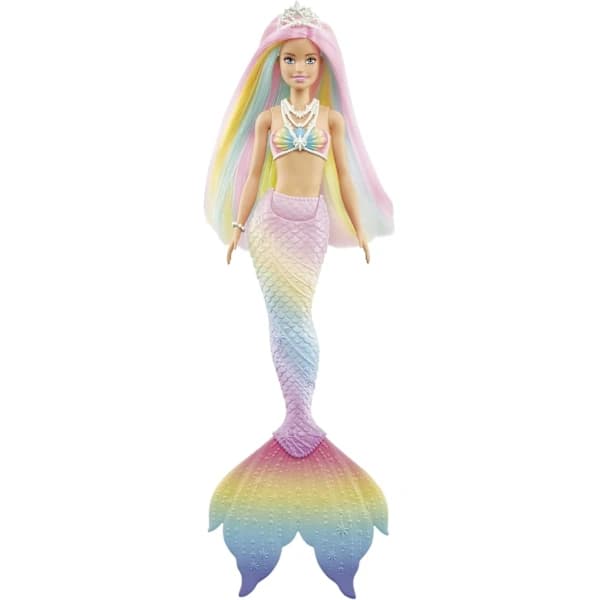 Barbie Dreamtopia Rainbow Magic Mermaid Doll with Color Change Feature