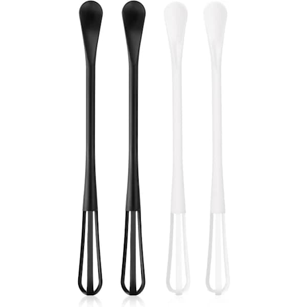 Pakke med multifunksjonelle mini-visper, eggvisper for matlaging, små visper for visping, blanding av ingredienser, røre sauser