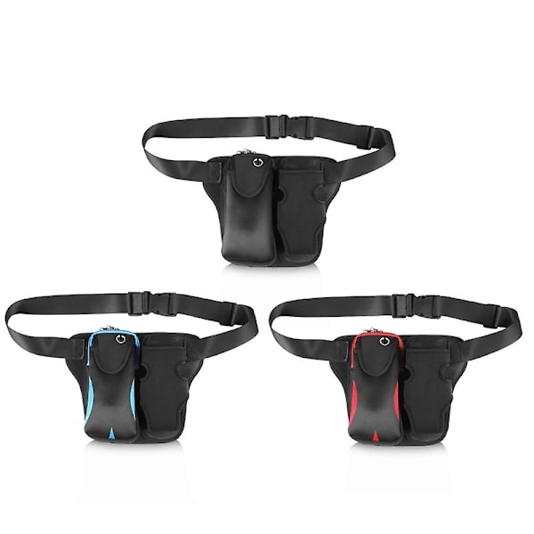 Stor Crossbody Fanny Pack Bälte Väska Presenter för Njut Sport Festival Träning Resa Löpning Casual HandsFree Plånböcker