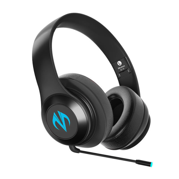 Bluetooth headset musikmottagare lyssna på musik och watch på film headset trådlöst headset Bluetooth sportspelheadset (svart